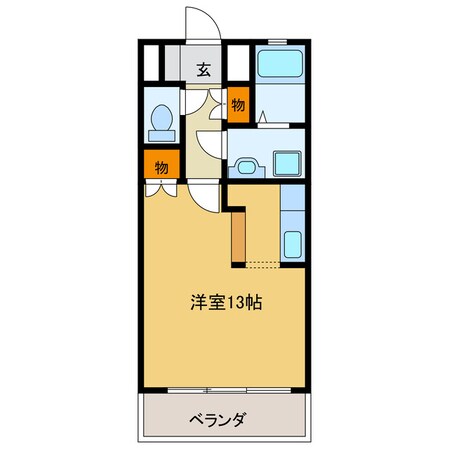 パセール青柳の物件間取画像